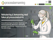 Tablet Screenshot of processbemanning.se